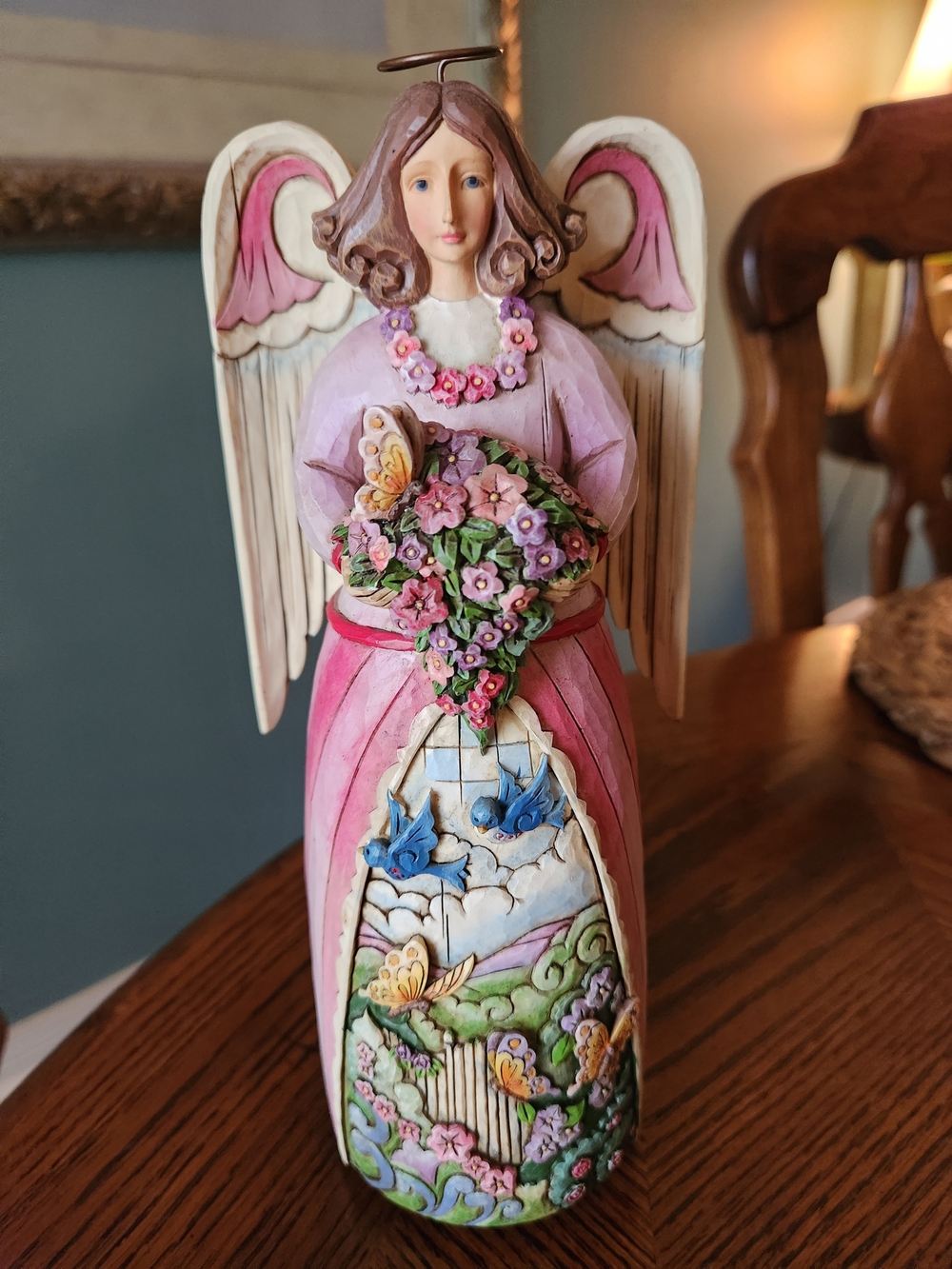 Jim Shore Musical Angel"Spring Renewal"